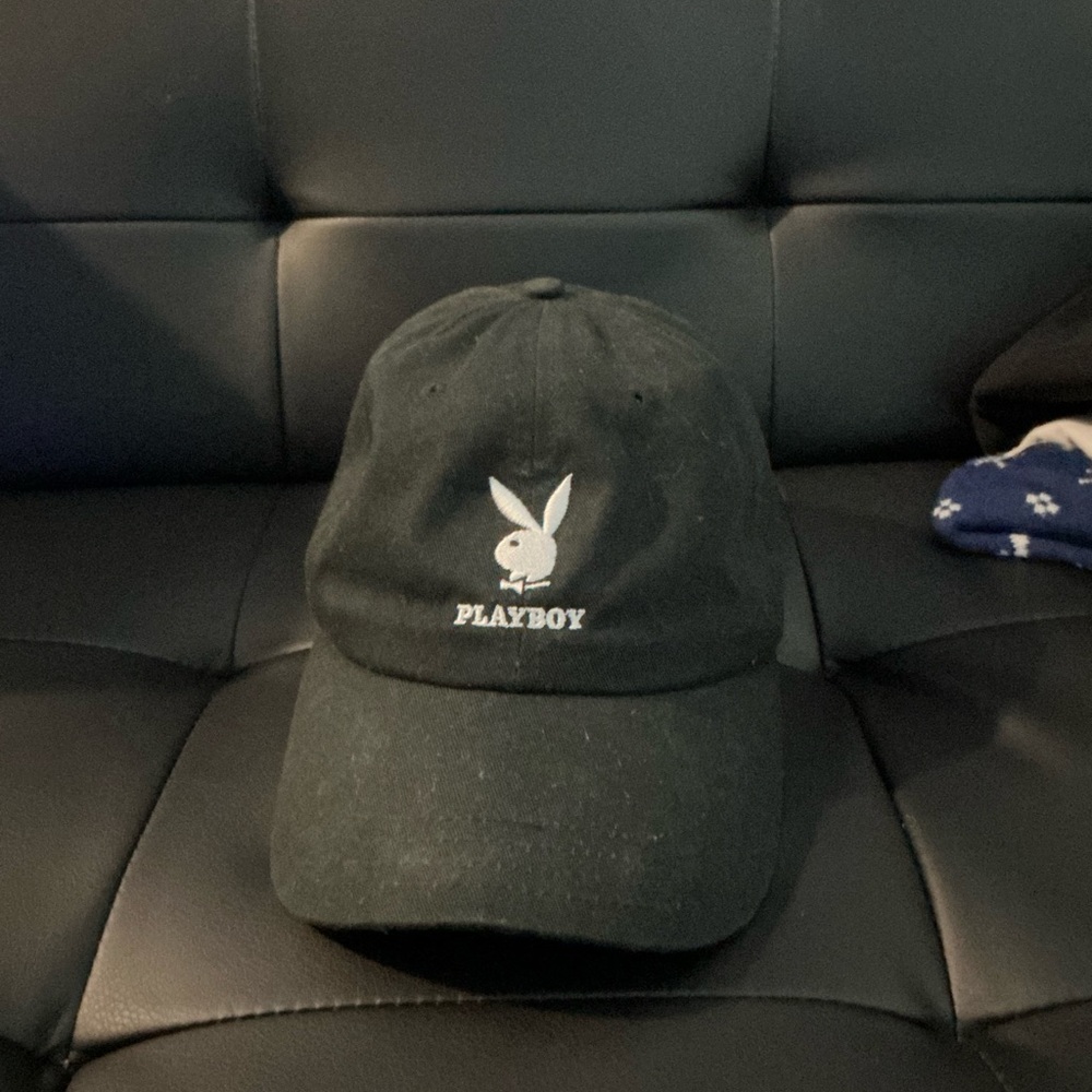 Playboy Button pull curved rim hat